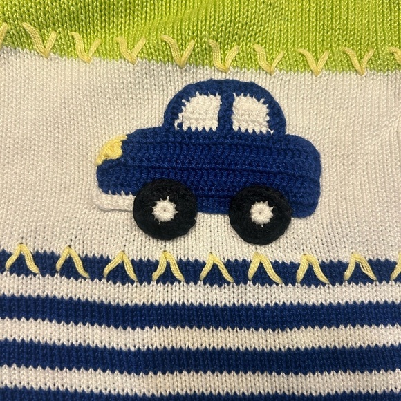 Zackali 4 Kids Blue and Green Car outfit! Size 12 month. Excellent condition - Picture 2 of 5